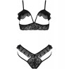 Passion - Ensemble Dolly Deux Pièces Noir S/M